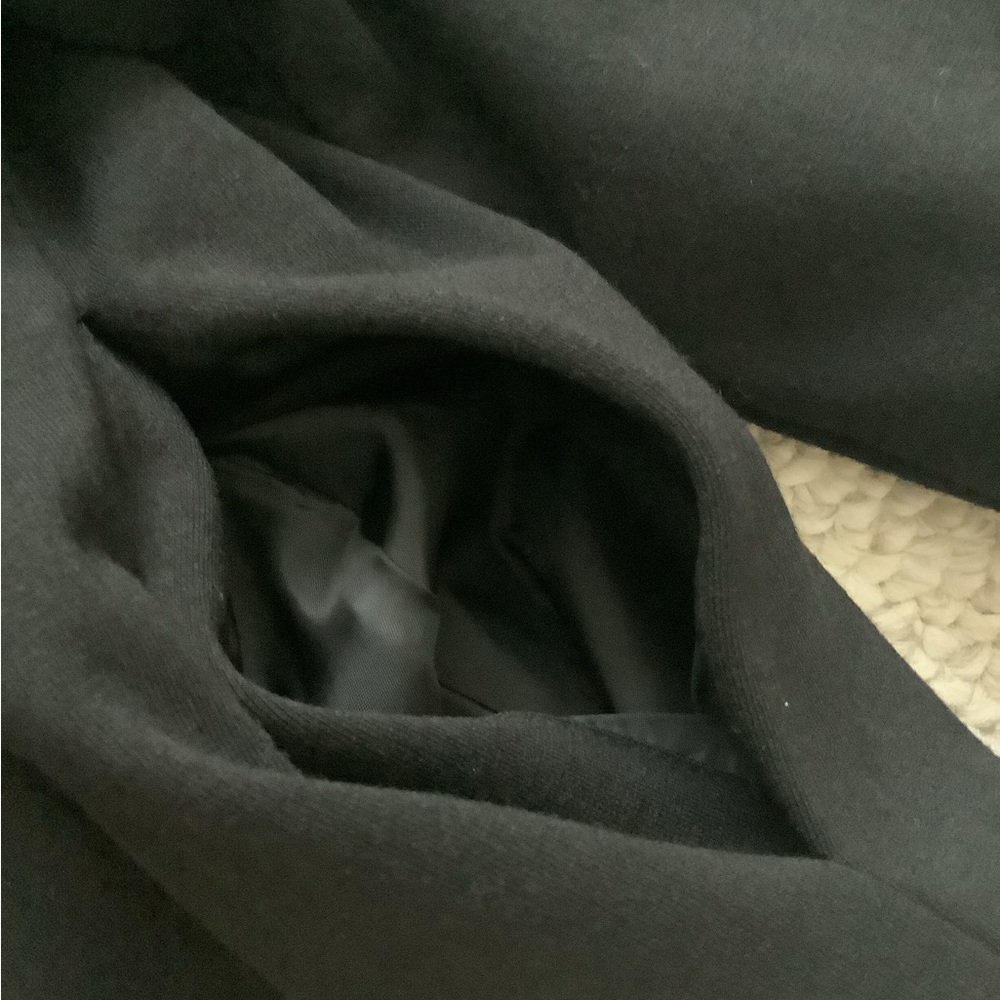 Old Navy Swing Jacket Blazer Suit Dress Black M Three Quarter Sleeve - Picture 5 of 7